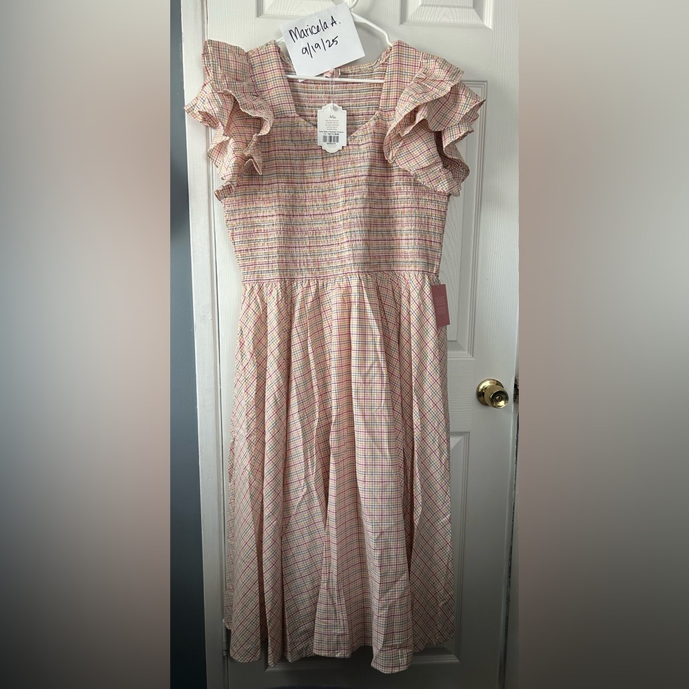 Ivy City Co Multicolored Gingham Hattie size 1x